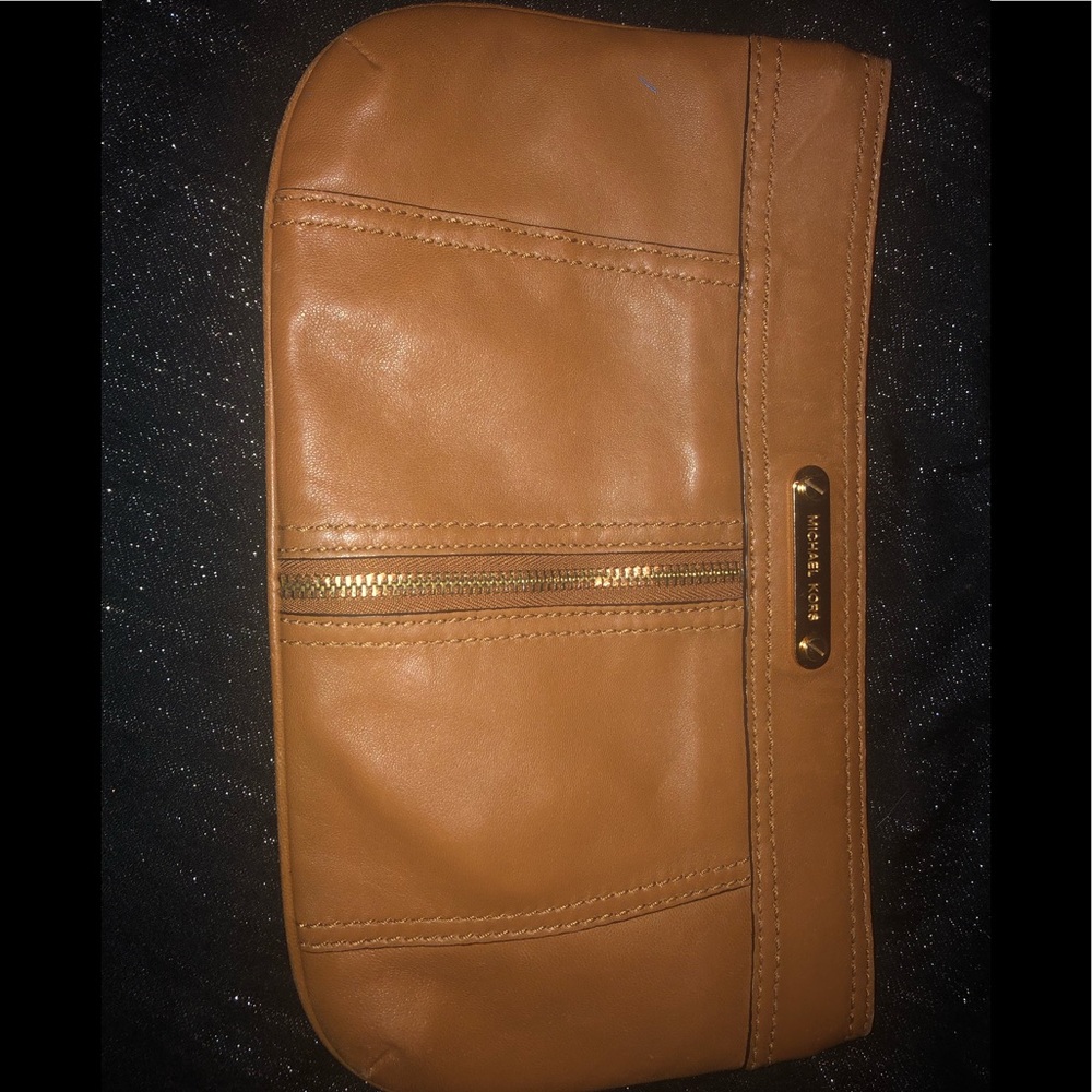 Leather Michael Kors Clutch